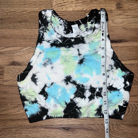 Avocado Tie-Dye Sports Bra - Black, Blue, Green, White - Picture 5 of 6